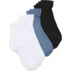Honeydew 6-pack Everyday Turn Cuff Quarter Socks In Multi