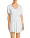 Honeydew All American Heart Print Sleepshirt In Something Blue Hearts