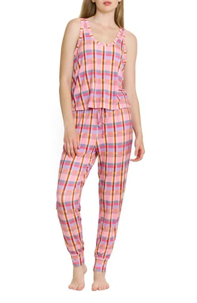 Honeydew All American Jersey Pajamas In Pink