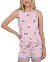Honeydew Intimates All American Shortie Pajamas In Strawberry Tigers