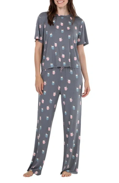 Honeydew All American Pajamas In Gray