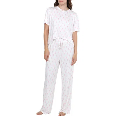 Honeydew All American Pajamas In Ivory Trees