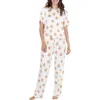 Honeydew All American Pajamas In Ivory Waffles