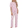Honeydew All American Pajamas In Strawberry Tigers