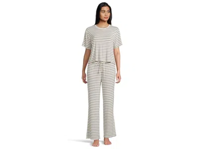 Honeydew All American Pj Set In White