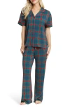 Honeydew All American Short Sleeve Pajamas In Blue
