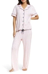 Honeydew All American Short Sleeve Pajamas In White