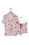 Honeydew All American Shortie Pajamas In Beloved Breakfast