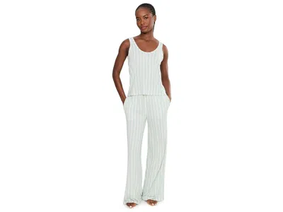 Honeydew All American Tank Top Pants Set Women's Clothing Sage Stitched Stripe: Xl (women's 14-16) 29, Rayon/