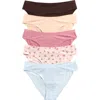 Honeydew Assorted 5-pack Hipster Briefs In Multi