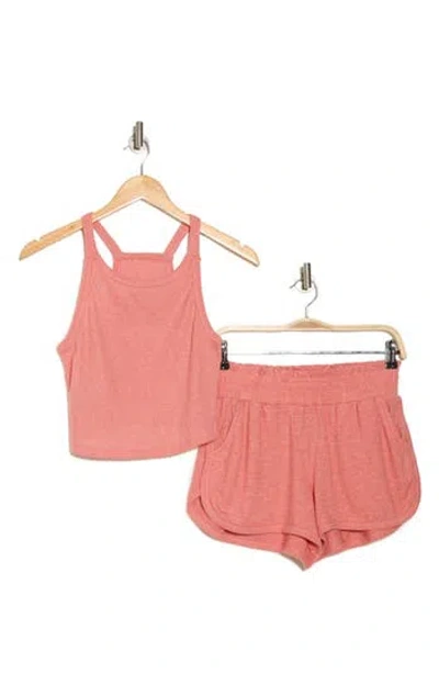 Honeydew Bet On It Tank & Shorts Pajamas In Red