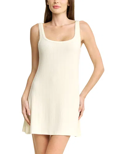 Honeydew Blissful Pointelle Chemise In White