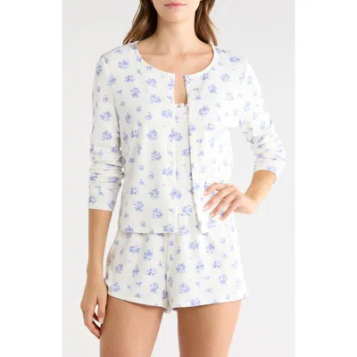 Honeydew Blissful Pointelle Jersey Pajamas In White