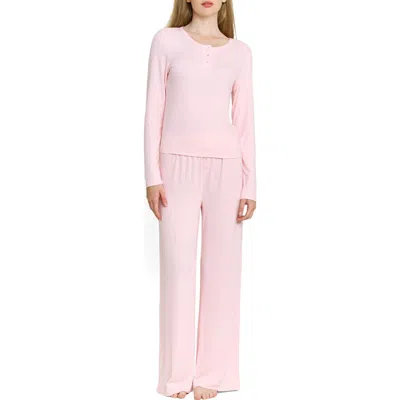 Honeydew Blissful Pointelle Pajamas In Pink