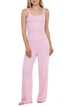 Honeydew Blissful Pointelle Pajamas In Tulle