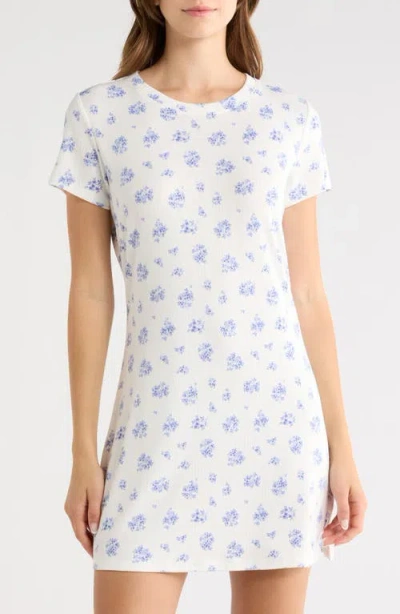 Honeydew Blissful Pointelle Sleep Dress In White