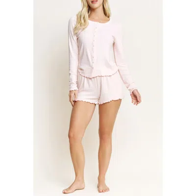 Honeydew Blissful Short Pajamas In Pink