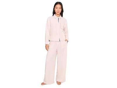 Honeydew Brunch Date Long Pj Set In Pink