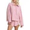 Honeydew Brunch Date Long Sleeve Shorts Pajamas