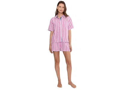 Honeydew Brunch Date Shortie Pj Set In Pink