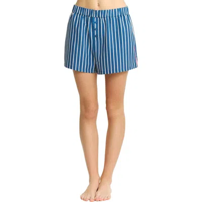 Honeydew Brunch Date Shorts In Blue