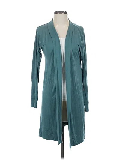 Pre-owned Honeydew Cardigan Sweater In Blue