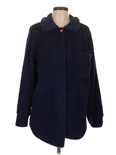 Pre-owned Honeydew Cardigan Sweater In Blue