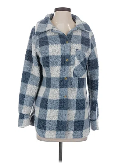 Pre-owned Honeydew Cardigan Sweater In Blue