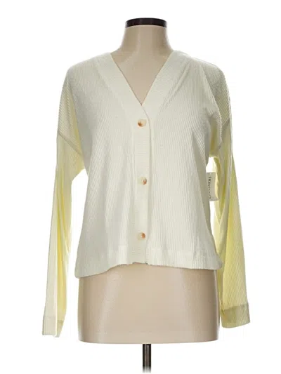 Pre-owned Honeydew Cardigan Sweater In White