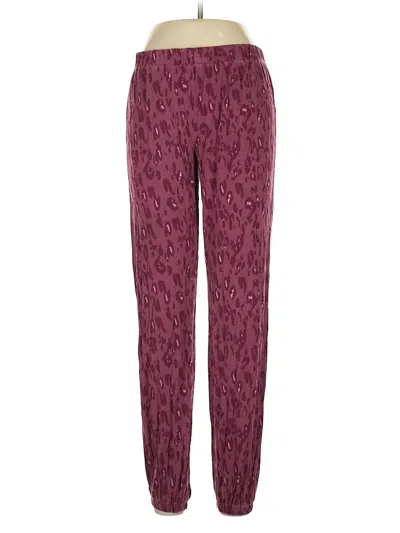 Pre-owned Honeydew Casual Pants In Burgundy