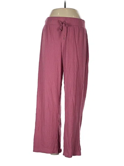 Pre-owned Honeydew Casual Pants In Burgundy