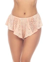 Honeydew Charli Lace Eyelet Shorts In Apricot