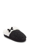 Honeydew Chenille Knit Slipper In Blue