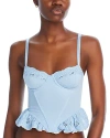 Honeydew Clementine Bustier Top In Pisces