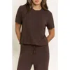 Honeydew Cloud Modal Tee In Brown