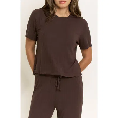 Honeydew Cloud Modal Tee In Brown