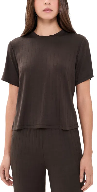 Honeydew Cloud Modal Tee Chocolate