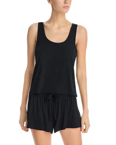 Honeydew Cloud Tank Shortie Set In Black