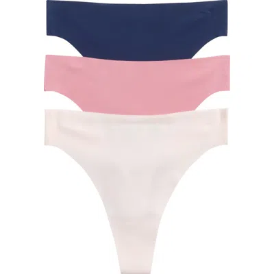 Honeydew Cool Luxe 3-pack Thongs In Multi