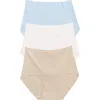 Honeydew Cool Luxe 5-pack High Waist Briefs In Blue Assorted