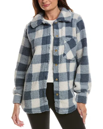 Honeydew Cozy Night Button Up Shirt In Blue