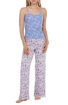 Honeydew Cuddle Crew Floral Pajamas In Orion Mix Floral