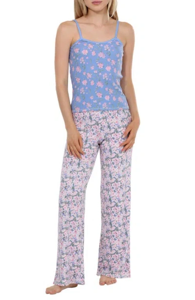 Honeydew Cuddle Crew Floral Pajamas In Orion Mix Floral