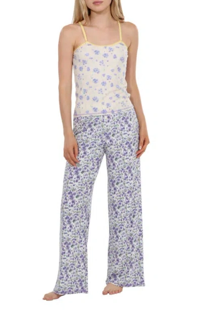 Honeydew Cuddle Crew Floral Pajamas In Renewal Mix Floral