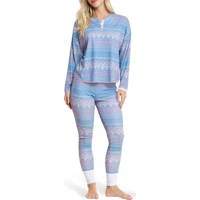 Honeydew Cuddle Crew Pajamas In Blue