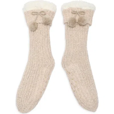 Honeydew Cuddle Pom Slipper Socks