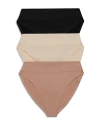 Honeydew Devin Bikini, Pack Of 3 In Black/seashell