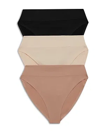 Honeydew Devin Bikini, Pack Of 3 In Black/seashell