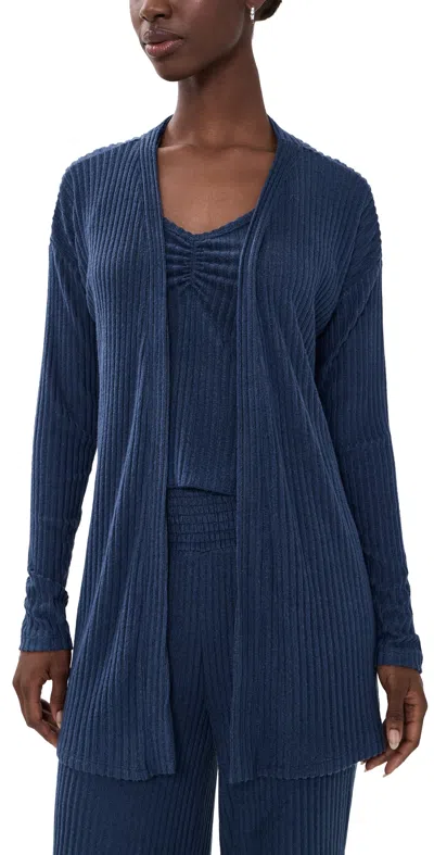 Honeydew Dream Cloud Cardigan Midnight Navy In Blue