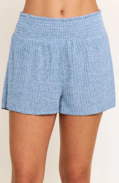 Honeydew Dream Cloud Shorts In Blue